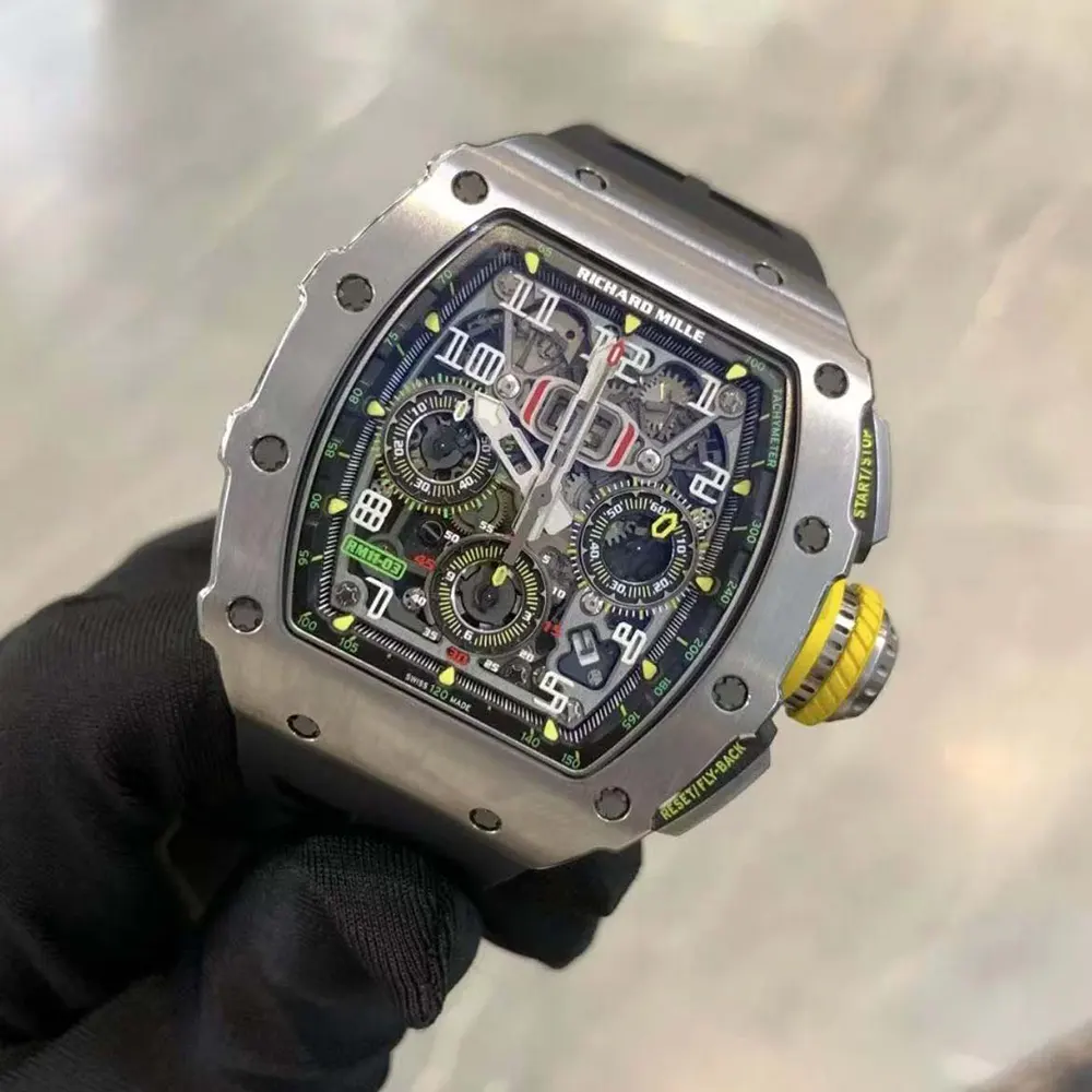 Richard Mille Men RM 11-03 Titanium Felipe Massa Automatic Flyback Chronograph (4)