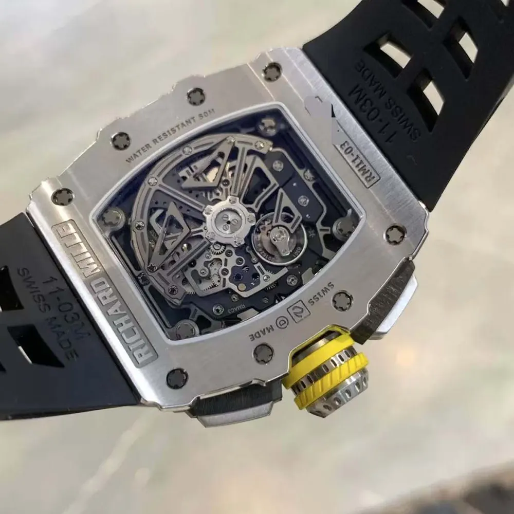 Richard Mille Men RM 11-03 Titanium Felipe Massa Automatic Flyback Chronograph (7)