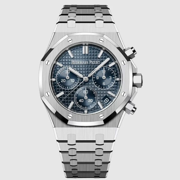 Audemars Piguet Men Royal Oak Selfwinding Chronograph 41 mm in Bleu nuit nuage 50 (1)