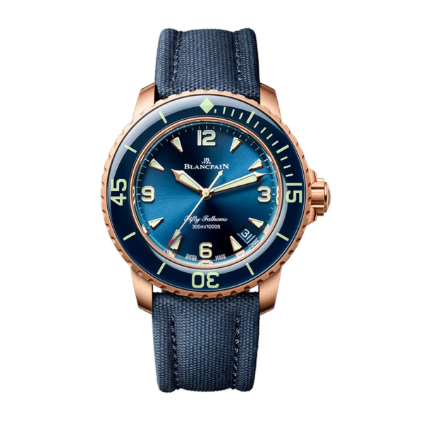 Blancpain Men Fifty Fathoms Automatique 40.3 mm in Red Gold (1)
