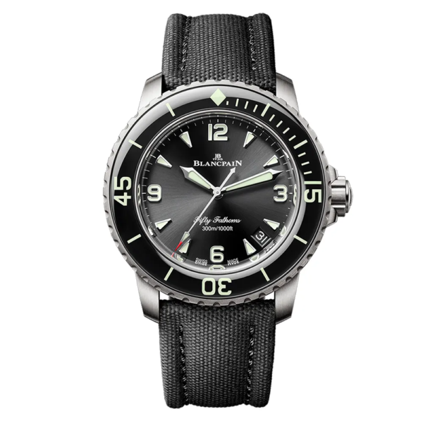 Blancpain Men Fifty Fathoms Automatique 40.3 mm in Titanium-Black (1)