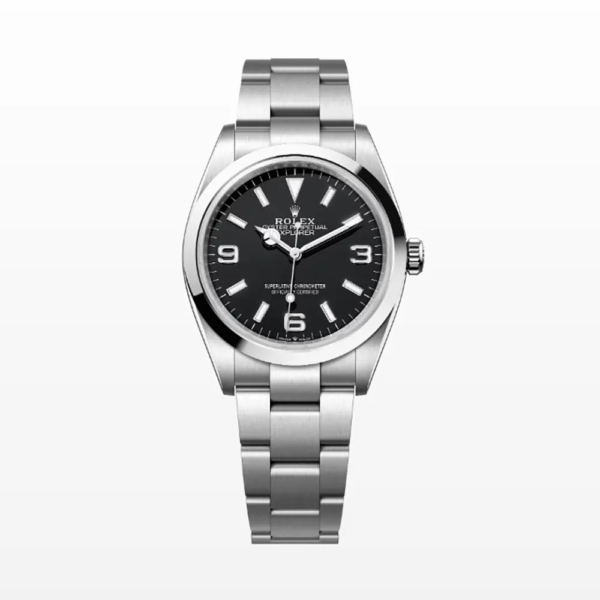 Rolex Men Explorer 36 Watches Oyster 36 mm in Oystersteel 124270 (1)