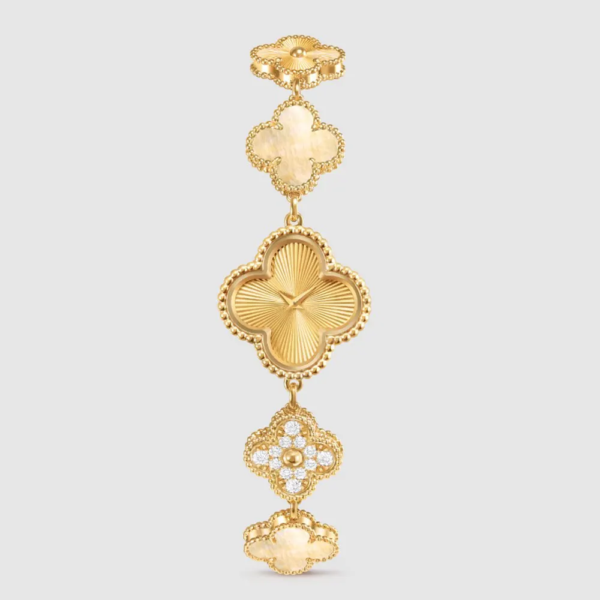 Van Cleef & Arpels Women Sweet Alhambra Watch 23 mm in 18K Yellow Gold Diamond (1)