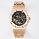 Audemars Piguet Uomo Royal Oak Doppio Bilanciere Openworked 41 mm in Oro Rosa