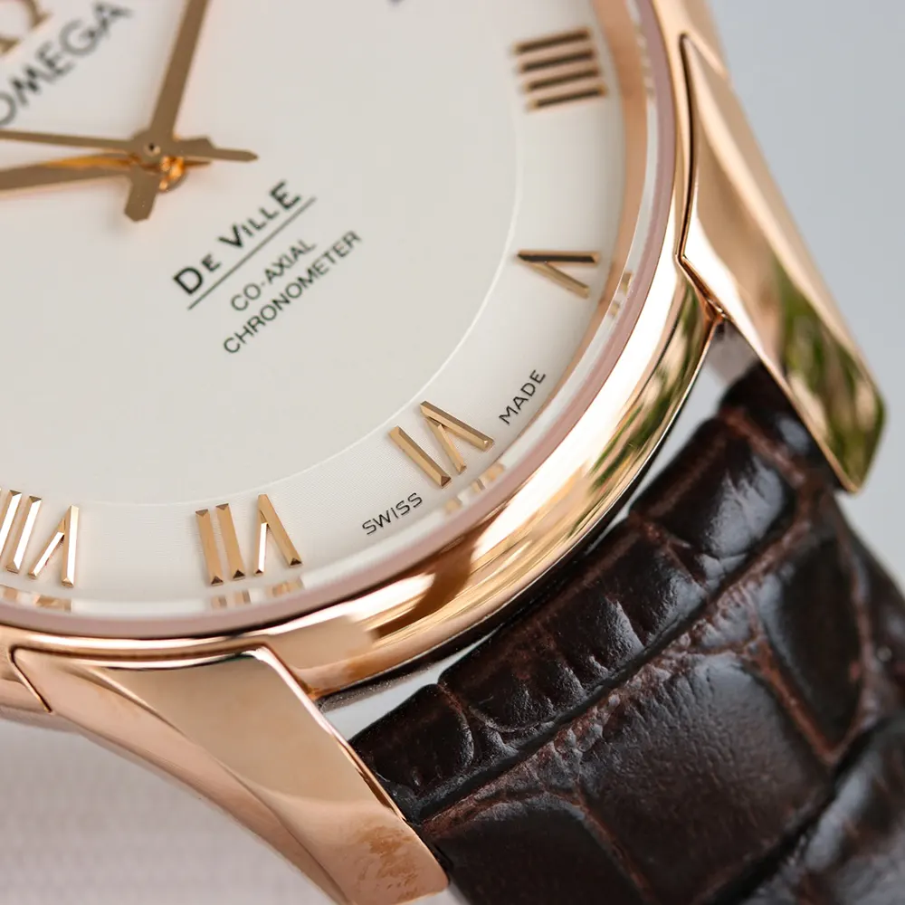 Omega Men De Ville Co-axial 41 mm on 18k Rose Gold (6)