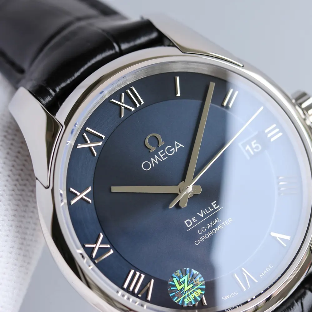 Omega Men De Ville Co-axial 41 mm on Blue (5)