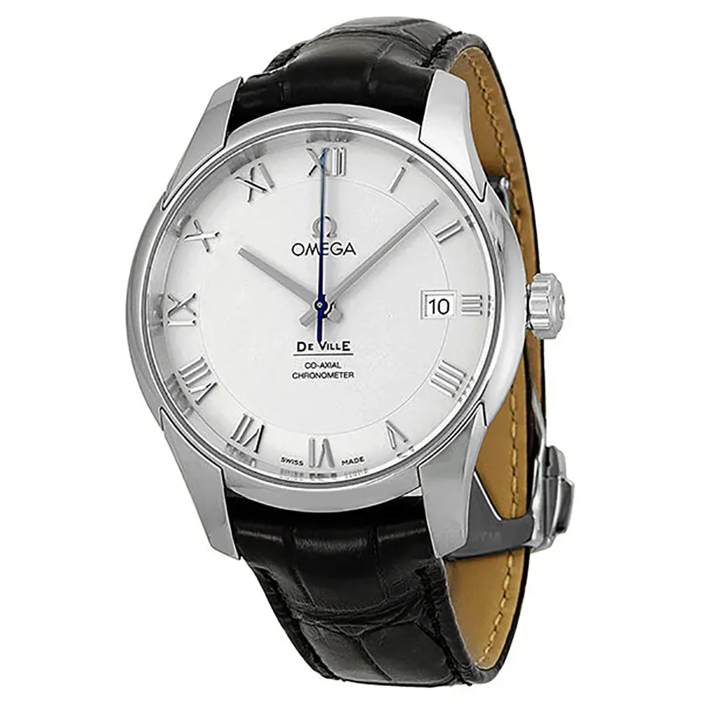 Omega Men De Ville Co-axial 41 mm on Sliver Stainless Steel