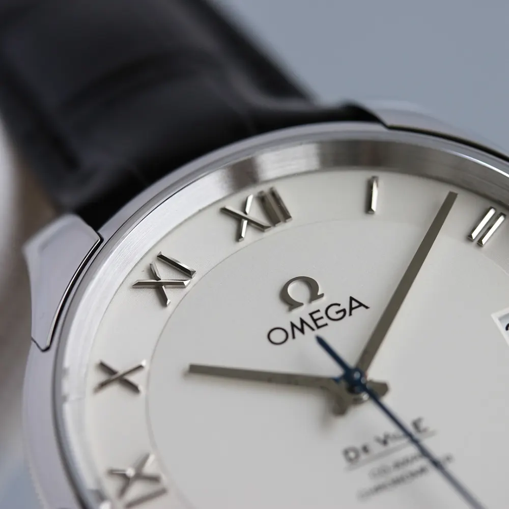 Omega Men De Ville Co-axial 41 mm on Sliver Stainless Steel (5)