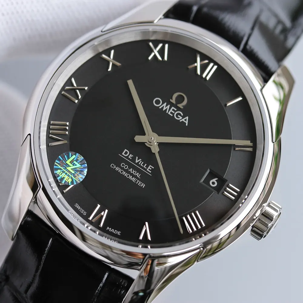 Omega Men DeVille Co-Axial Chronometer 41 mm on Black (4)