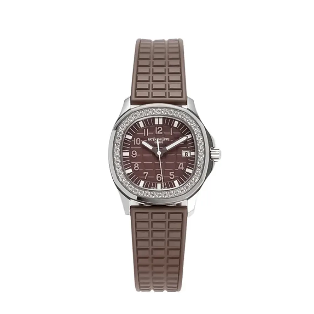 Patek Philippe Men Aquanaut Self-winding in Stainless Steel Taupe Dial