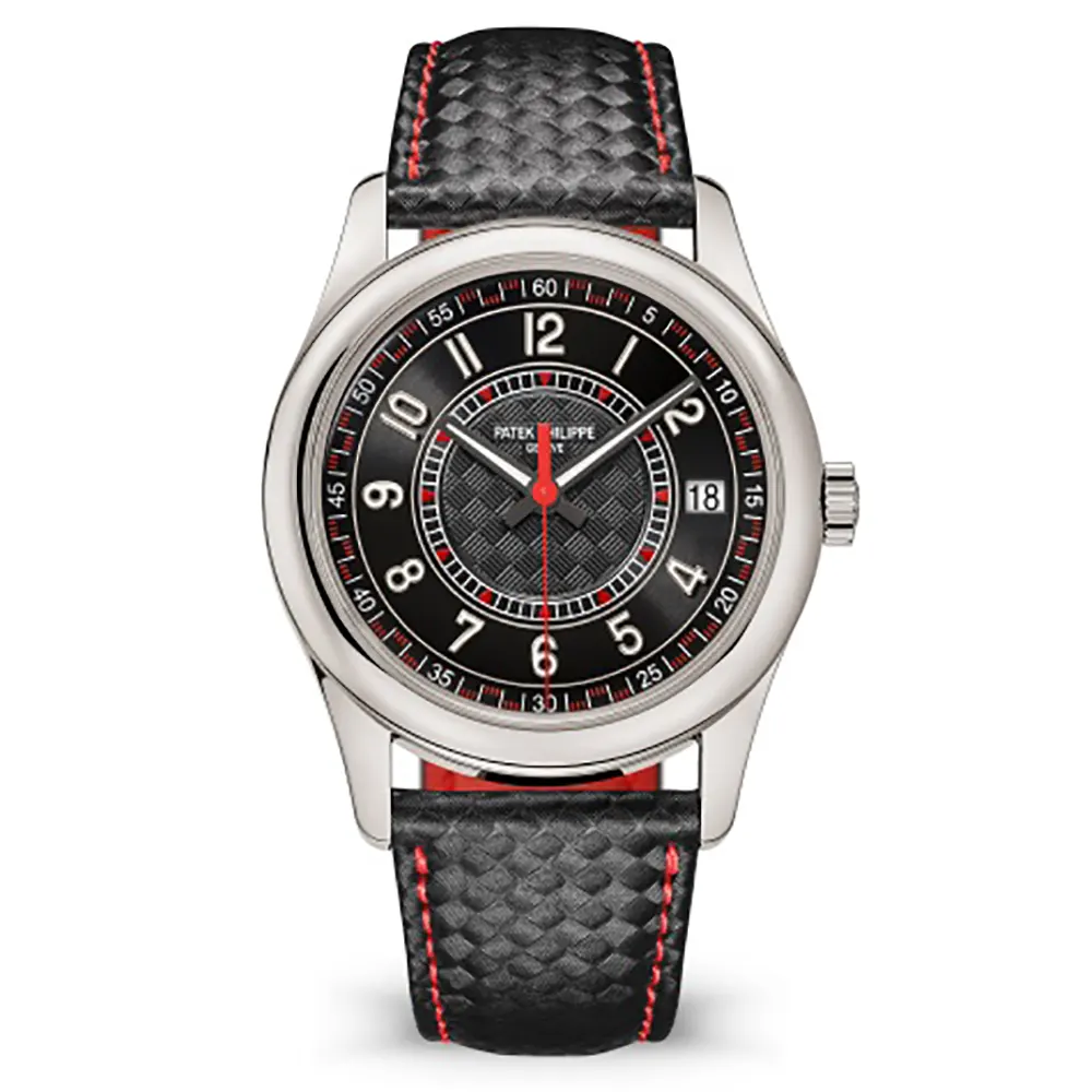 Patek Philippe Men Calatrava Self-Winding 40 mm in Black and Red (1)