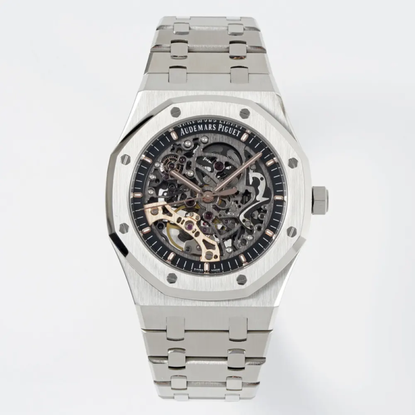 Audemars Piguet Men Royal Oak Double Balance Wheel Openworked 41 mm in Stainless Steel (1)