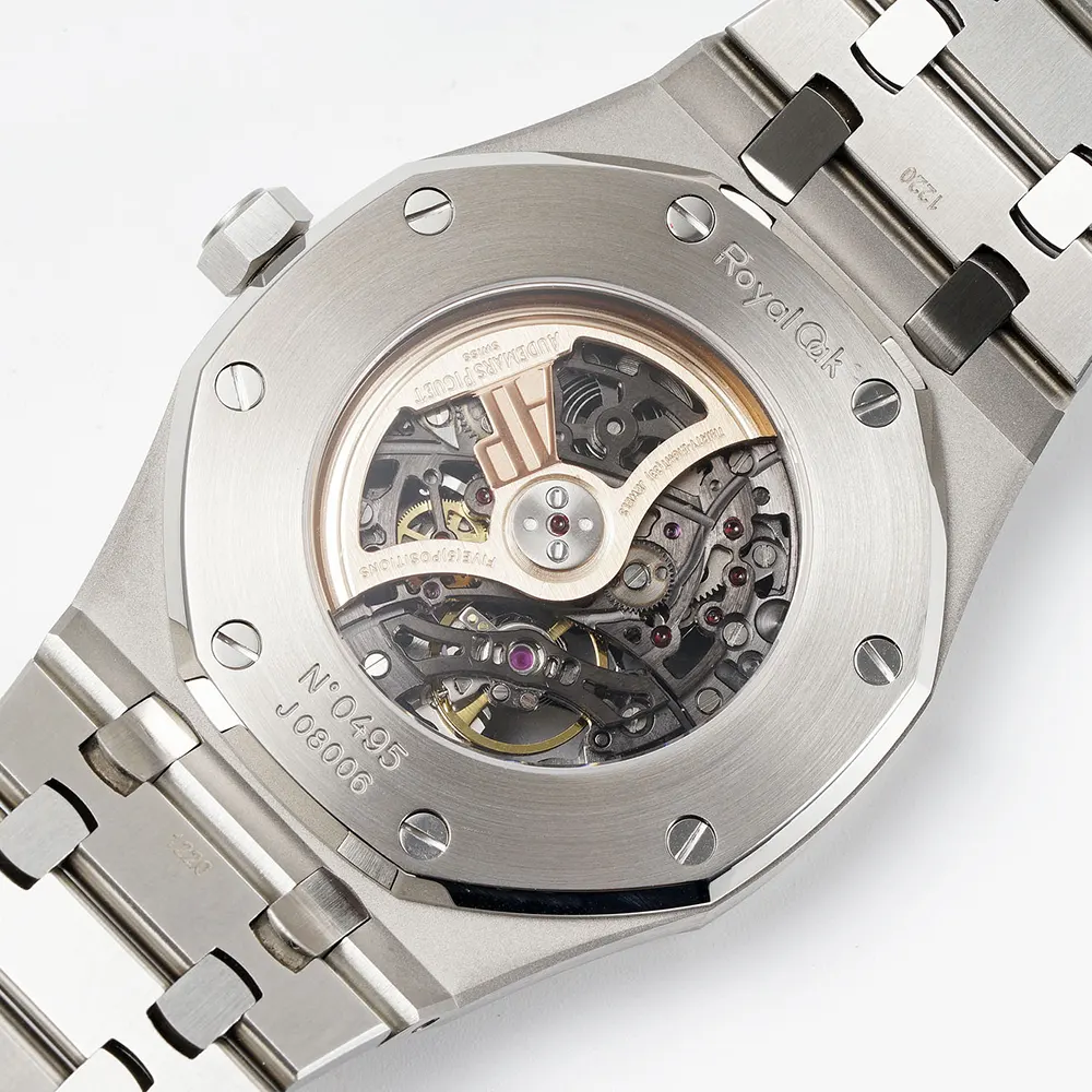 Audemars Piguet Men Royal Oak Double Balance Wheel Openworked 41 mm in Stainless Steel (8)