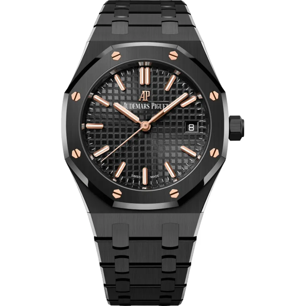 Audemars Piguet Men Royal Oak Selfwinding 34mm in Black Ceramic (1)