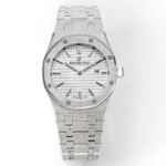 Audemars Piguet Damen Royal Oak 33 mm in mattiertem Weißgold