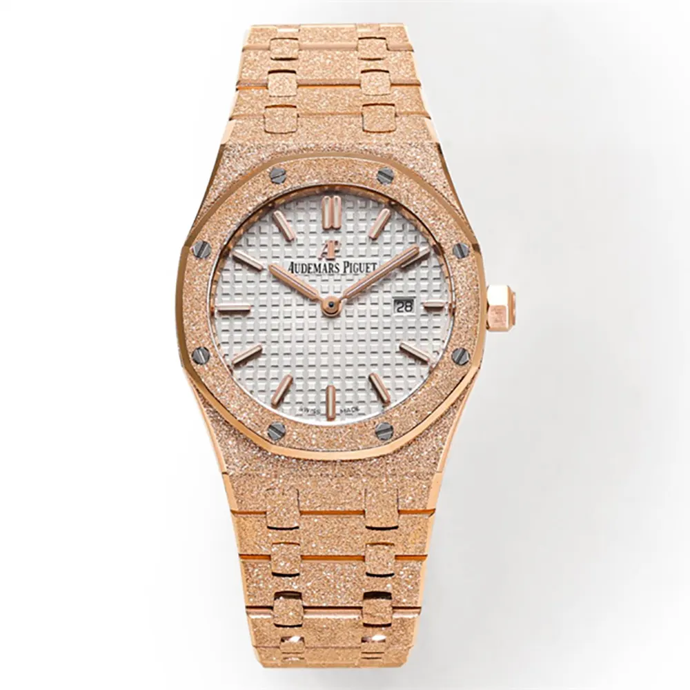 Audemars Piguet Women Royal Oak 33 mm in Rose Gold Matte (1)