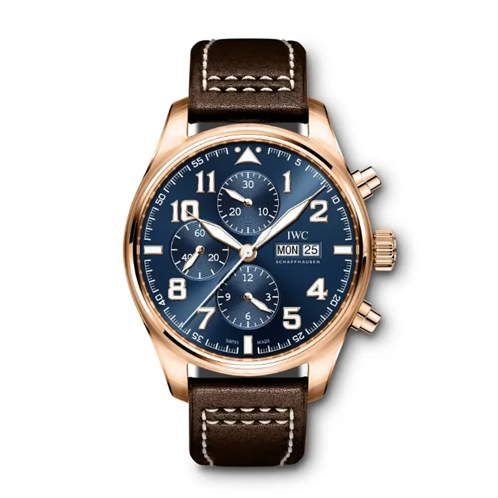 IWC Men Pilot’s Watch Chronograph Edition “Le Petit Prince” 43 mm in Blue