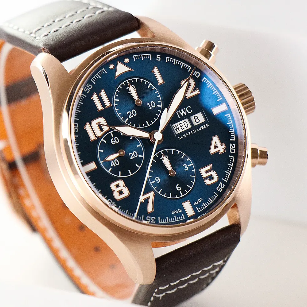 IWC Men Pilot’s Watch Chronograph Edition “Le Petit Prince” 43 mm in Blue (4)