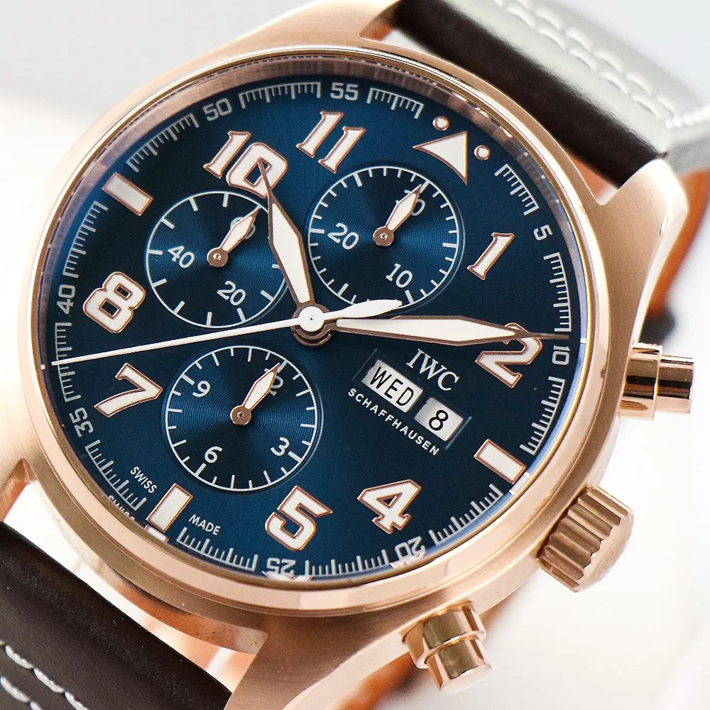 IWC Men Pilot’s Watch Chronograph Edition “Le Petit Prince” 43 mm in Blue (6)