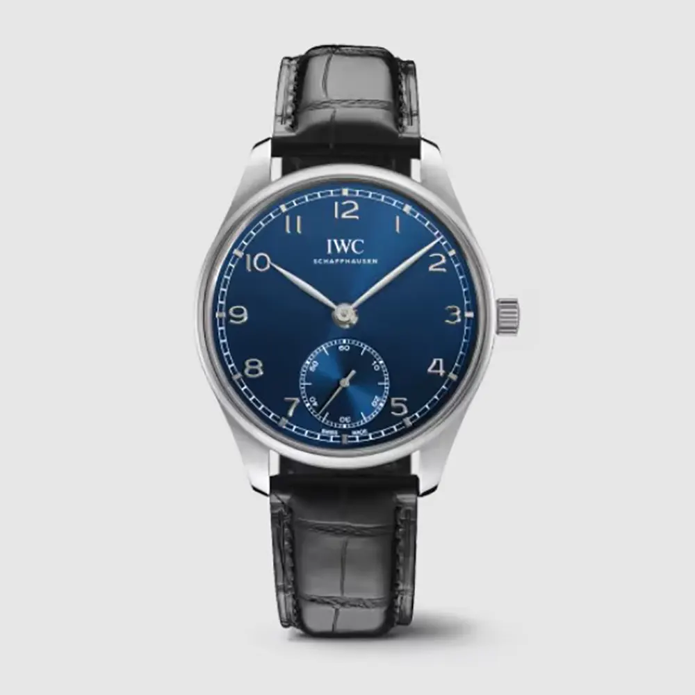 IWC Men Portugieser Automatic 40 in Blue Dial IW358305 (1)