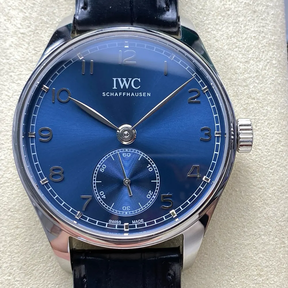 IWC Men Portugieser Automatic 40 in Blue Dial IW358305 (2)