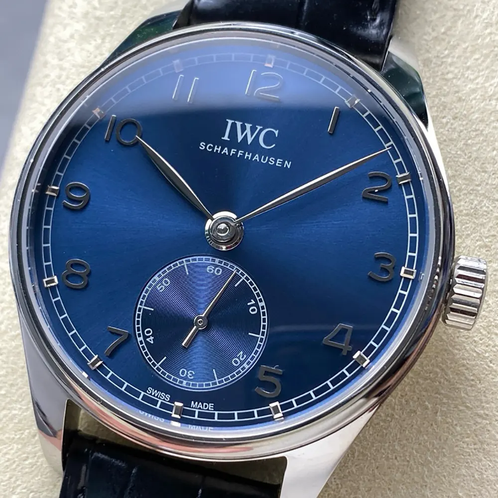 IWC Men Portugieser Automatic 40 in Blue Dial IW358305 (4)