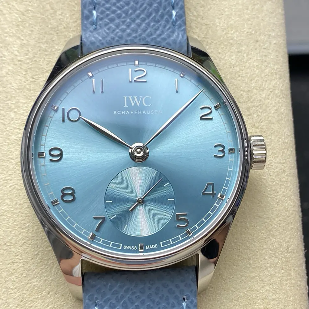 IWC Men Portugieser Automatic 40 in Blue Dial IW358402 (2)