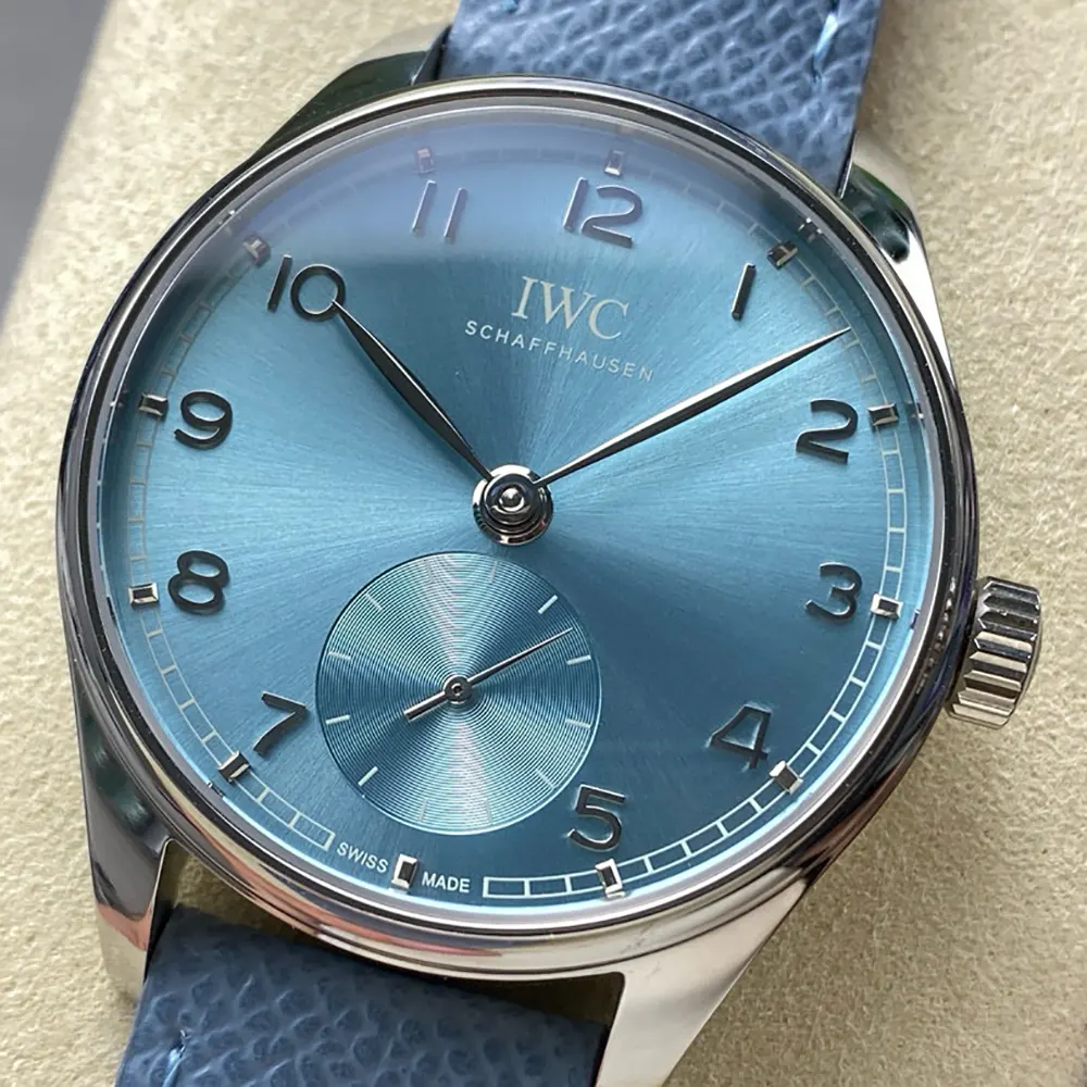 IWC Men Portugieser Automatic 40 in Blue Dial IW358402 (4)