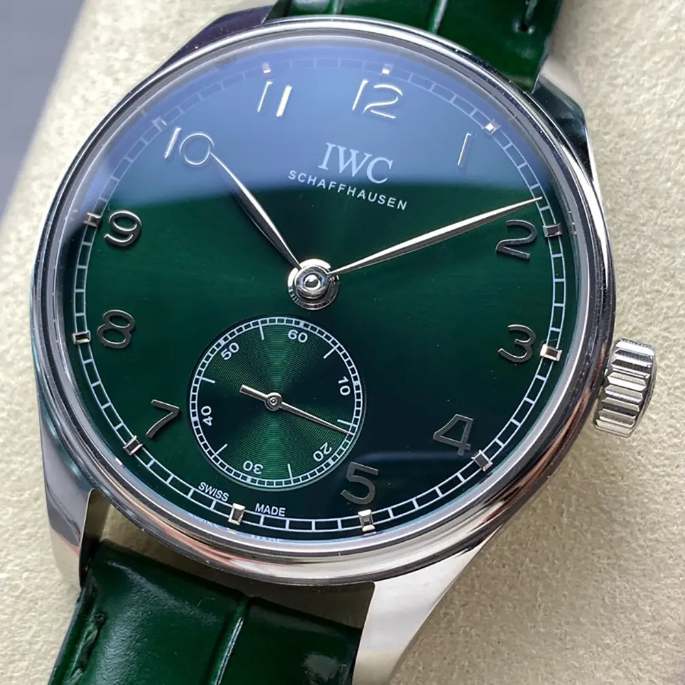 IWC Men Portugieser Automatic 40 in Green Dial IW358310 (4)