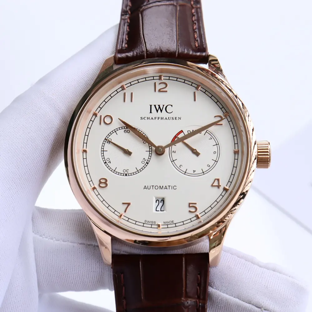 IWC Men Portugieser Automatic 42 in Silver Plated Dial (2)