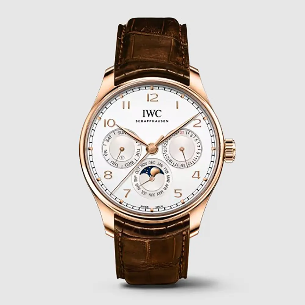 IWC Men Portugieser Perpetual Calendar 42 in 18 Gold Case (1)