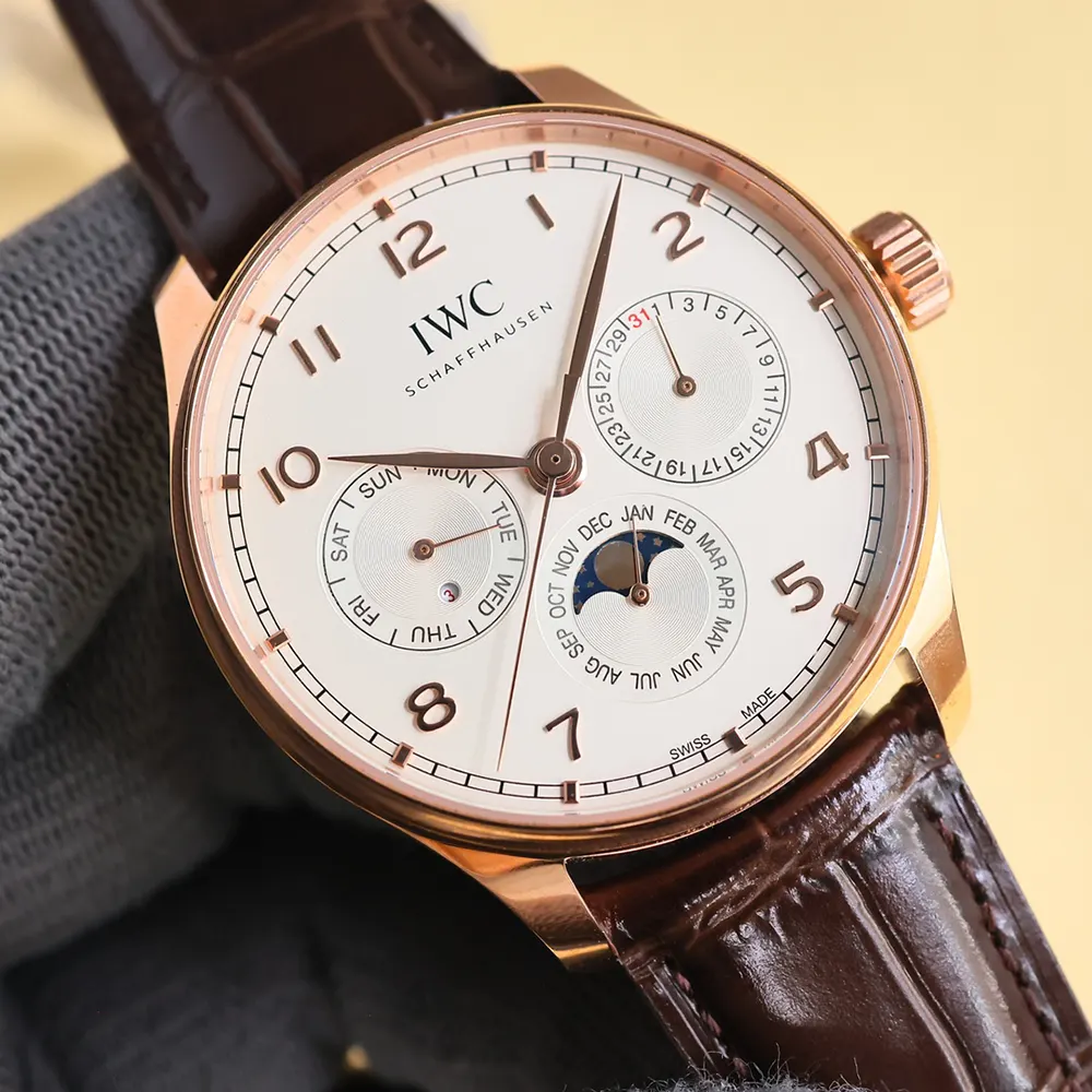 IWC Men Portugieser Perpetual Calendar 42 in 18 Gold Case (3)