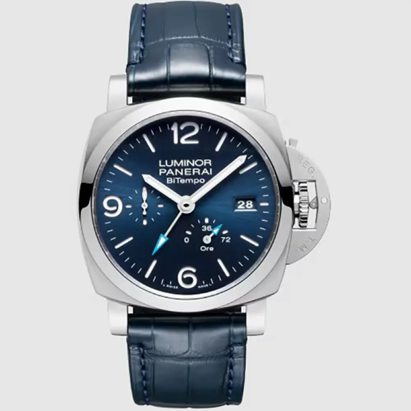 Panerai Men Luminor BiTempo Power Reserve 44 mm in Blue Dial (1)
