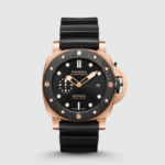 Panerai Men Submersible QuarantaQuattro Goldtech™ OroCarbo 44 mm in Black Dial