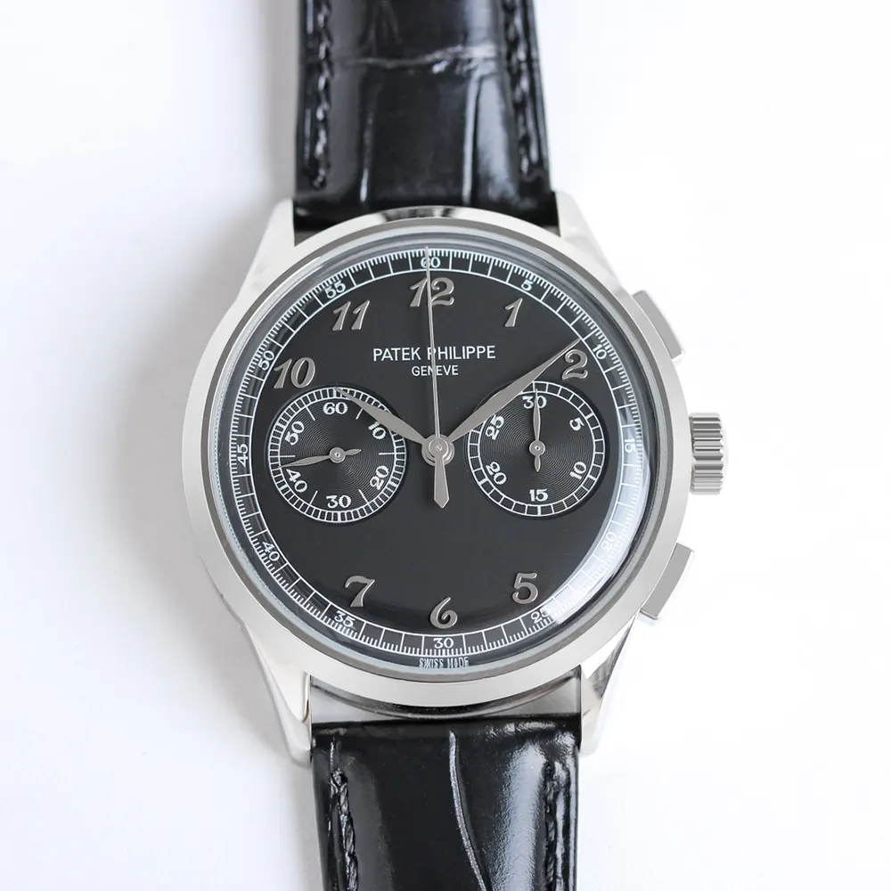 Patek Philippe Men Complications 39mm in Black and White Gold (2)