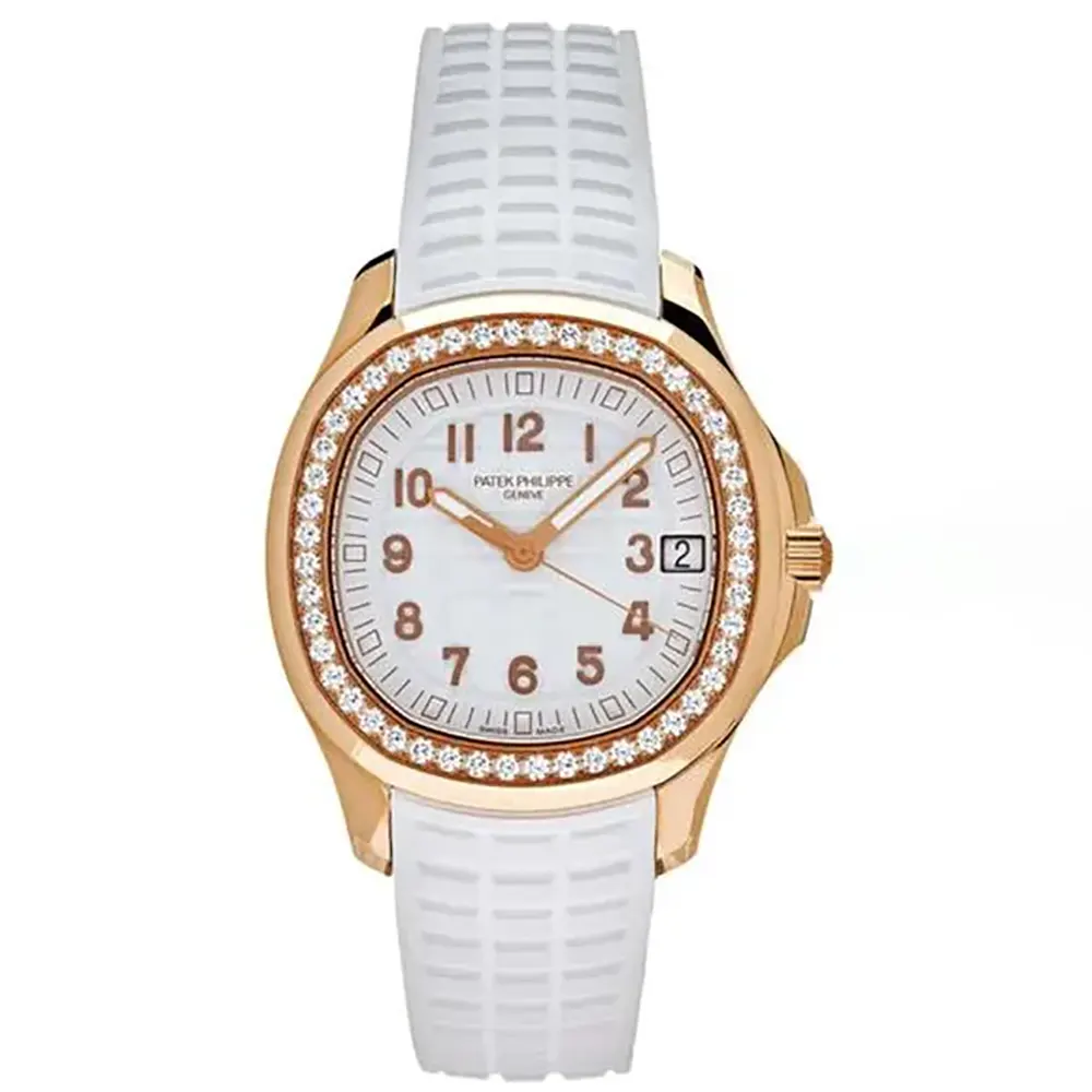 Patek Philippe Women Aquanaut Luce 38.8 mm in White and Rose Gold