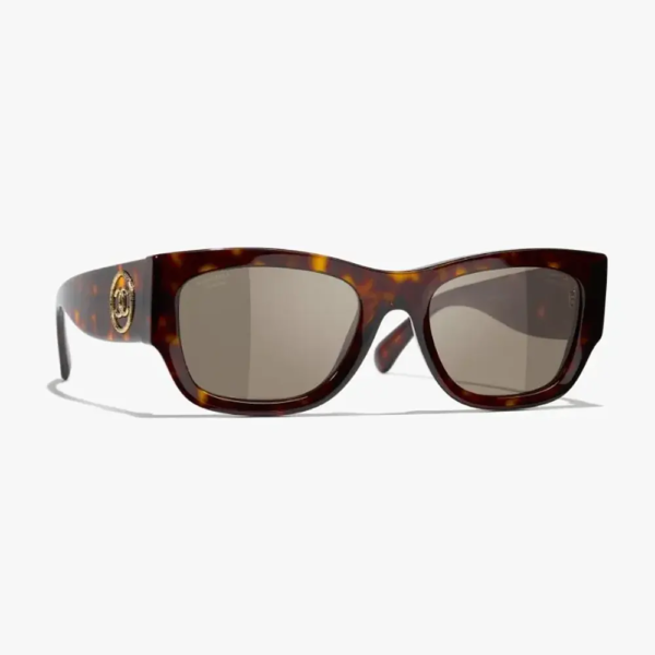 Chanel Unisex Rectangle Sunglasses A71562X02016 (1)