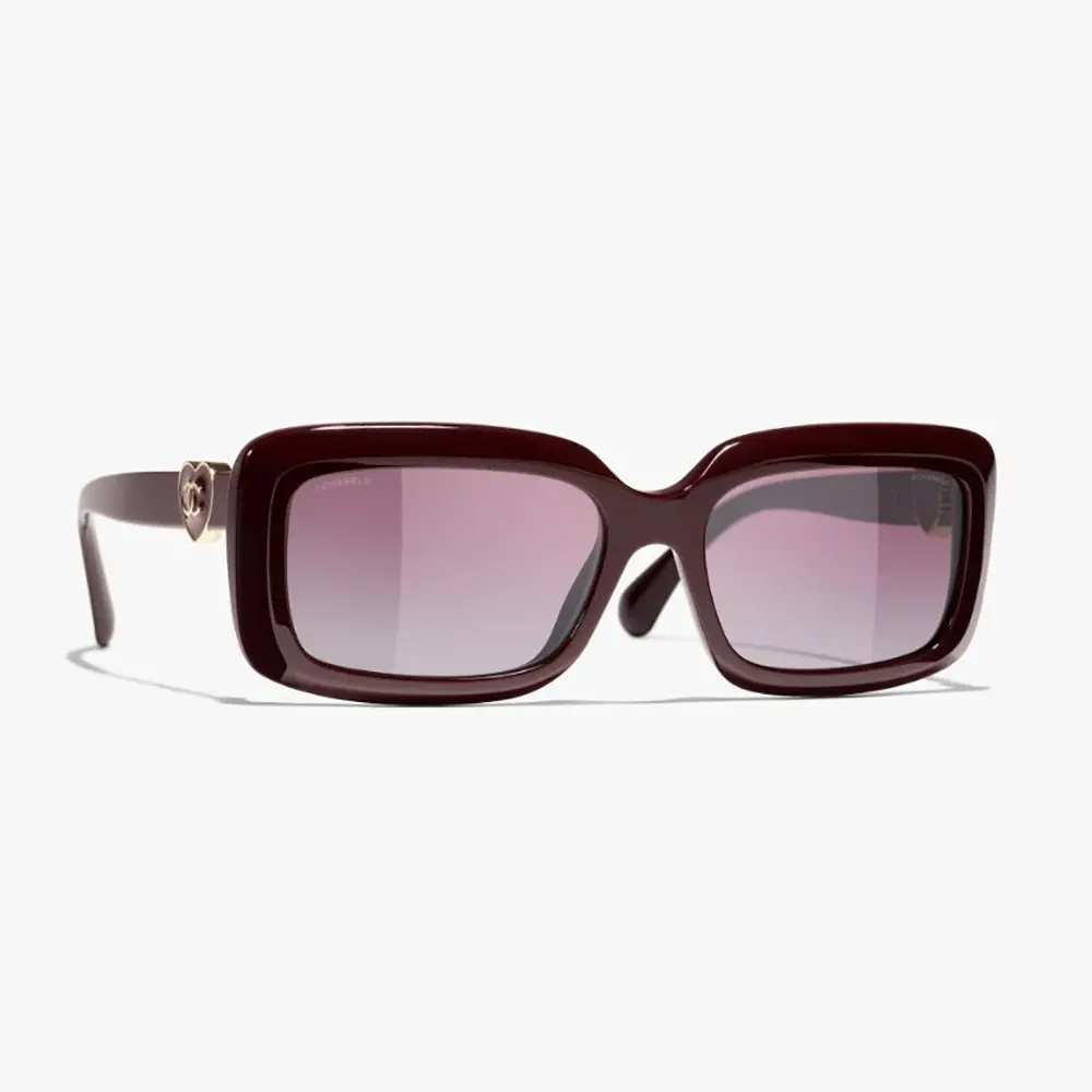 Chanel Unisex Rectangle Sunglasses A71590 X08101 (1)