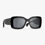 Chanel Unisex Rectangle Sunglasses-Black A71513X02016S222854
