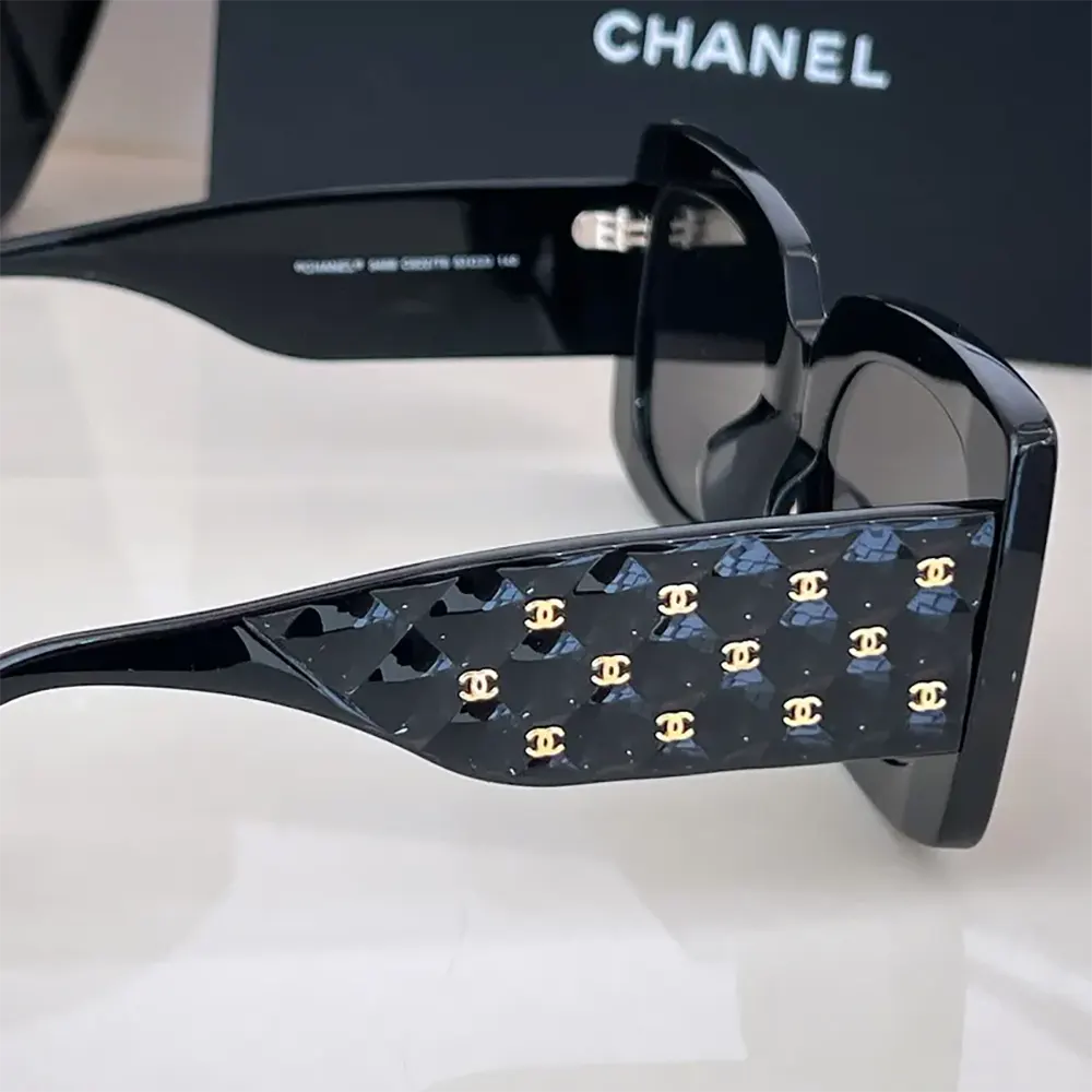 Chanel Unisex Rectangle Sunglasses-Black A71513X02016S222854 (7)