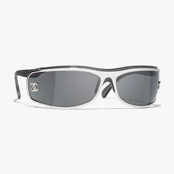 Chanel Unisex Shield Sunglasses A71557X02081 (1)