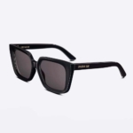 DiorMidnight S1I Black Square Sunglasses