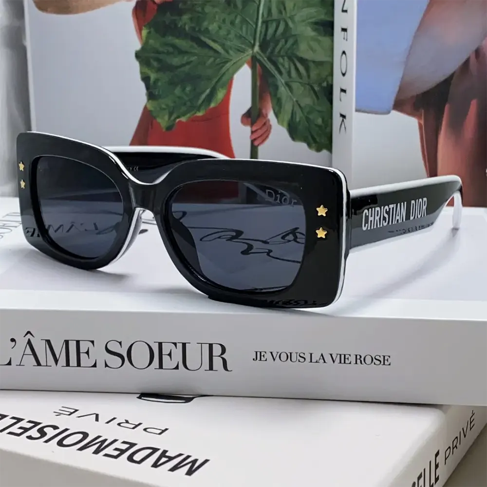 Dior Unisex DiorPacific S1U Black Square Sunglasses (2)