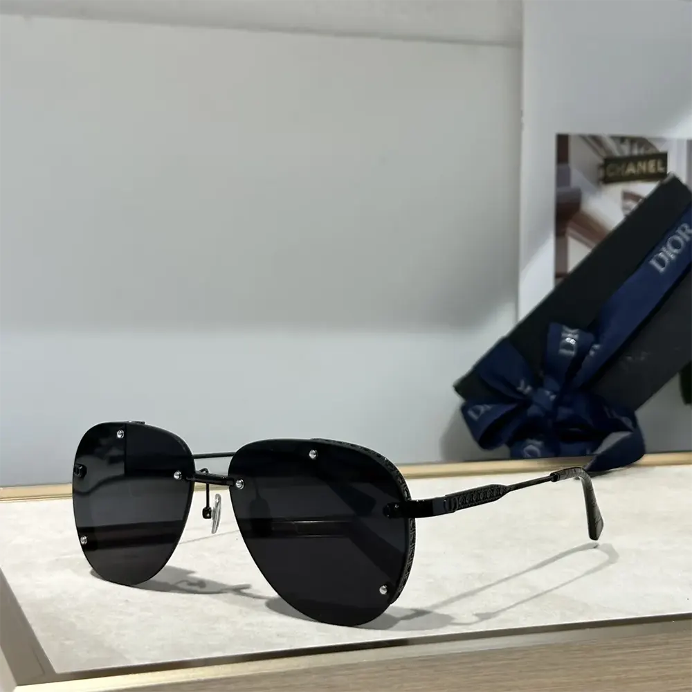 Dior Unisex NeoDior A1U Gold Mirrored Aviator Sunglasses (4)