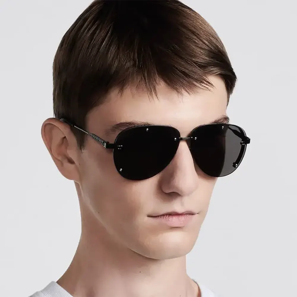 Dior Unisex NeoDior A1U Gold Mirrored Aviator Sunglasses (6)