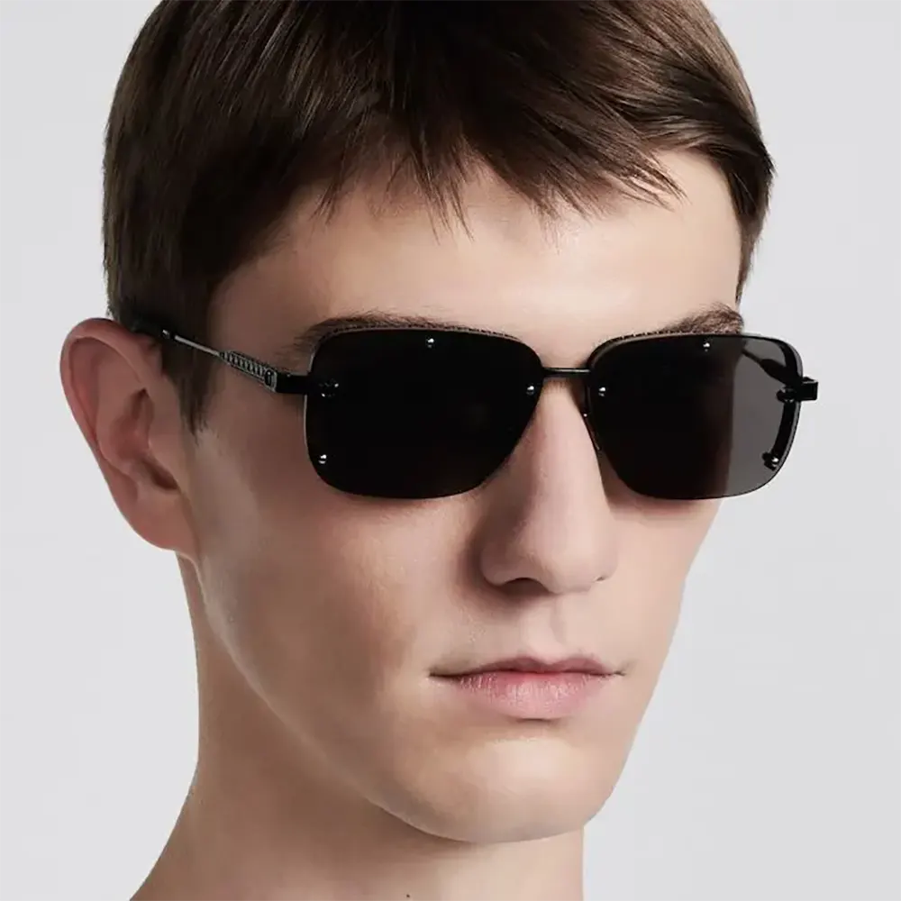 Dior Unisex NeoDior S4U Gray Rectangular Sunglasses (2)