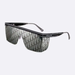 DiorClub M1U Black Dior Oblique Mask Sunglasses