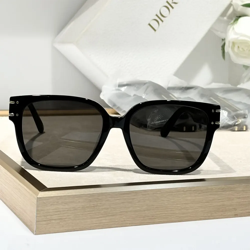 Dior Women DiorSignature S7F Black Square Sunglasses (3)