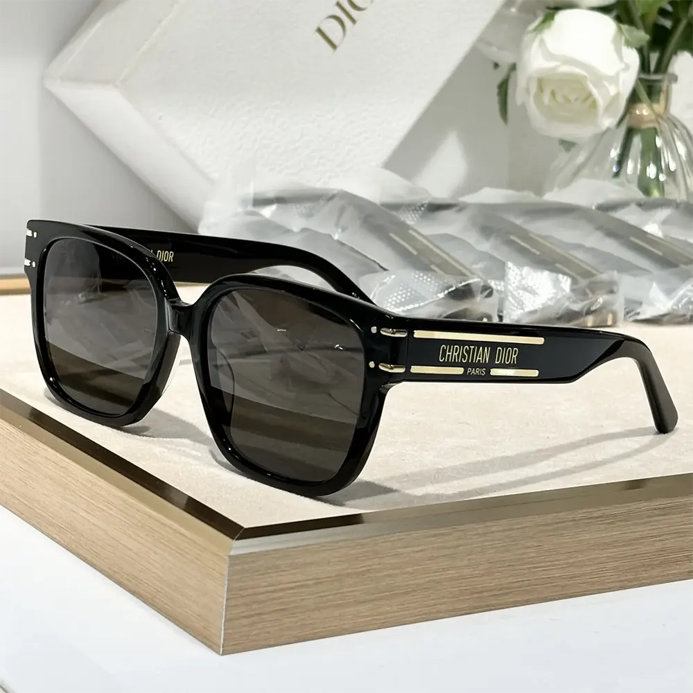 Dior Women DiorSignature S7F Black Square Sunglasses (4)