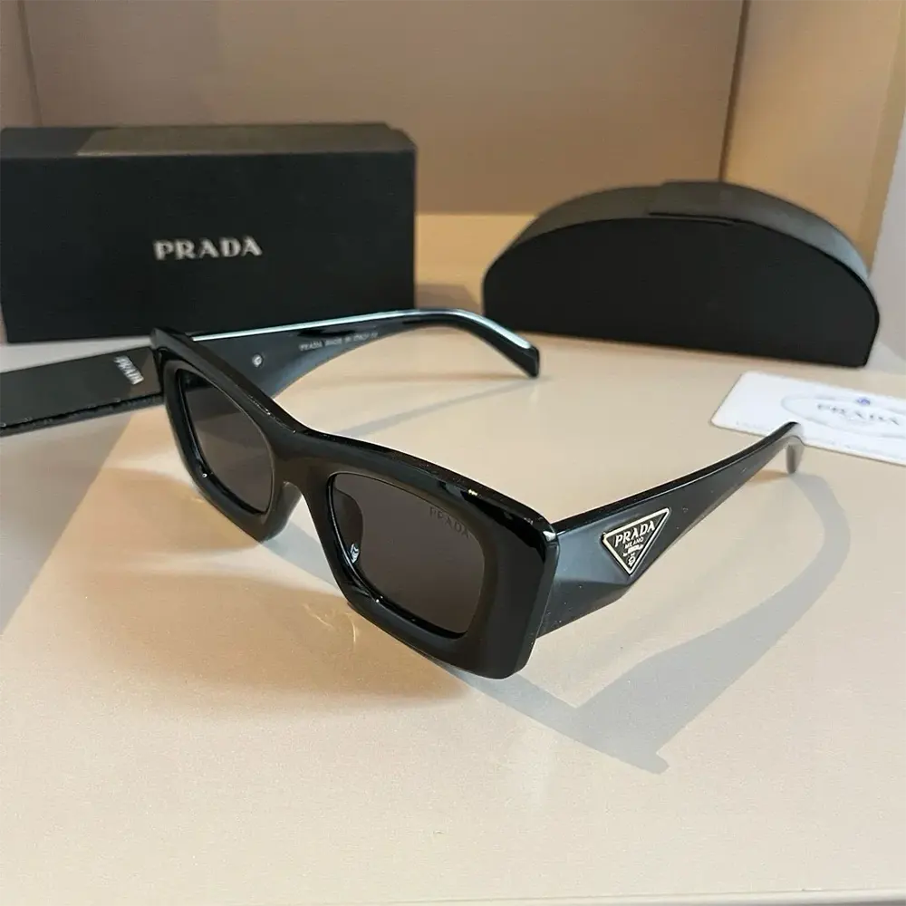 Prada Unisex Sunglasses with Triangle Logo SPR13Z_E1AB_F05S0_C_A052 (5)